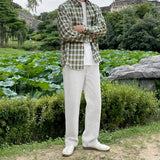 Entyl overfit check shirt