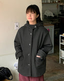 Tilve Quilted Hood Half Coat