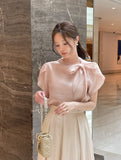 Gael Tencel Tie-neck Tulip Blouse