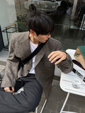 Premium Shetland Check Wool Jacket