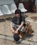 Flow Pigment Washing Short Sleeve Shirt