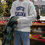 Carolina Lettering Brushed Sweatshirt