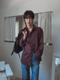 Stone washing ice cooling bootcut denim pants