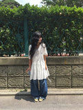 Hare Summer Wide Denim Pants