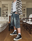 Vint Cargo Bermuda Denim Pants