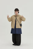 [BAONHAUS] Hydrin Pocket Round Collar Cotton Jacket