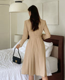 Deubelin Collar Pleated One Piece (Belt set)