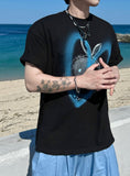 OT rabbit printing half sleeve