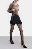 Martina lace frill skirt