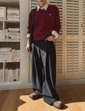 Rukia Deep Tuck Wide Slacks