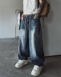 Zed Cat Balloon Denim Pants