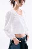 Mori satin blouse