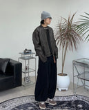 Fez Vintage Washing Leather Jacket
