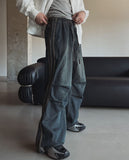 Terne Line Denim Parachute Pants