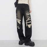 (Unisex) Letian vintage denim pants