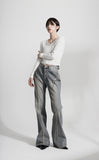 Round Twist Crop Cardigan