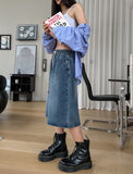 EZEN KILLING WASHING BERMUDA DENIM PANTS