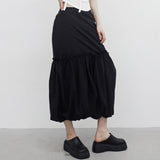 Polena Lace Shirring Long Skirt