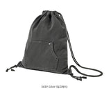 Pocket Pigment String Backpack