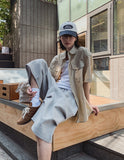 Rosie Two Tuck Bermuda Sweatpants