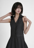 Cooper Stripe Collar One Piece