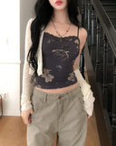 Hazel Flower Lace Sleeveless