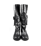 Side pocket long boots