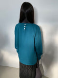 Hiran Button Frill Over Long Sleeve Tee