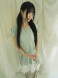 Erinit Short-Sleeve Layered One Piece