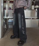 Velky Side Embroidered Denim Pants