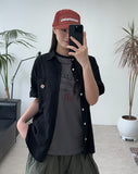 Sepun Roll-up Patch Check Shirt