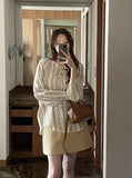 Pezzling Ribbon Round Blouse