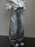Inport Rivet Balloon Denim Pants