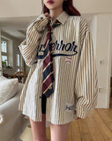 Baseball Stripe Overfit Shirt