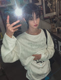 Rough See-through Layered Knit