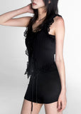Floral lace sleeveless