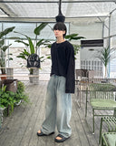 Teen Wash Wide Jeans