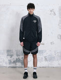 High Neck Blouson Zip-up