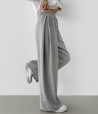 Lower Body Cover Side Pleated Wide Fit Training Pants