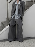 Pinble Stripe Pocket Wrap Jacket