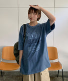 [Unisex] Sinte Pigment Printing Over Short Sleeve Tee