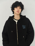 GRAE-S Small Stripe Hood Zip-Up