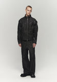 SICKLE BIKER DENIM PANTS