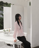 Tipe Geek Chic Preppy Striped Tie Set Shirt