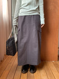 Ferns Cargo Cotton Long Skirt