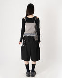 CHECK RUFFLE BELT BAG