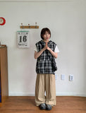 Shumed Nylon Banding Wide Pants