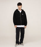 Small Drawing Smile Hood Zip-up