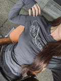 Way Angel Lettering Long Sleeve