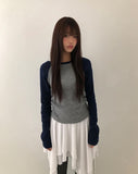 Been Color Matching Brushed Raglan T-shirt